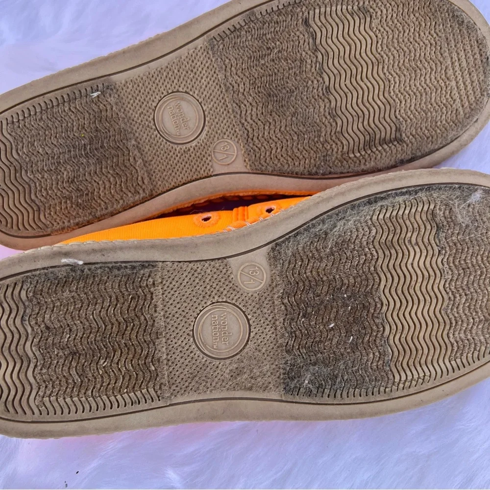 Wonder Nation Neon Espadrille Water Shoes‎ Size 13/1